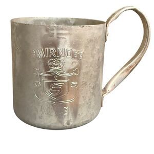 Vintage 80’s Collectible Smirnoff Vodka Moscow Mule Aluminum Mug